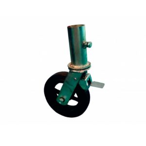 Rueda Giratoria con Freno y Traba para Andamios