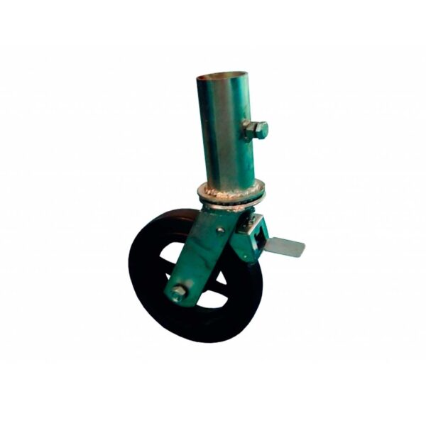 Rueda Giratoria con Freno y Traba para Andamios